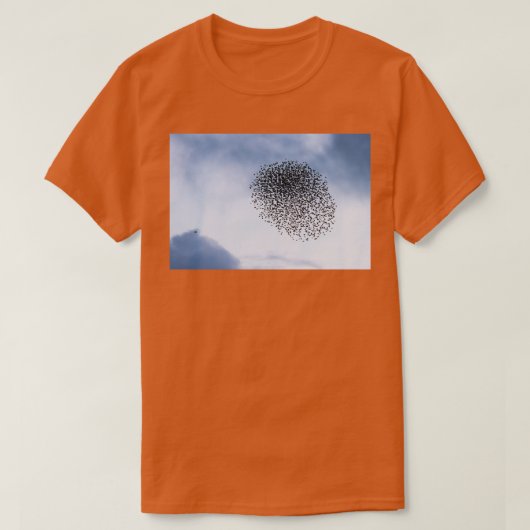 Starlings/sparrowhawk I T-shirt (Design voorkant)