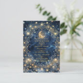 Starlit Celebration: Oproep voor oudejaarsavond Kaart (Staand voorkant)