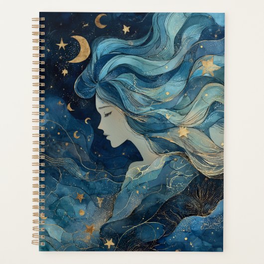 Starlit Dream Goddess Planner (Voorkant)