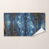 Starlit Drift: Gevist onder de kosmos Bad Handdoek (Handdoek)