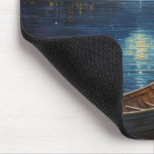 Starlit Drift: Gevist onder de kosmos Muismat (Hoek)