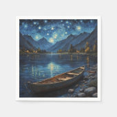 Starlit Drift: Gevist onder de kosmos Servet (Voorkant)
