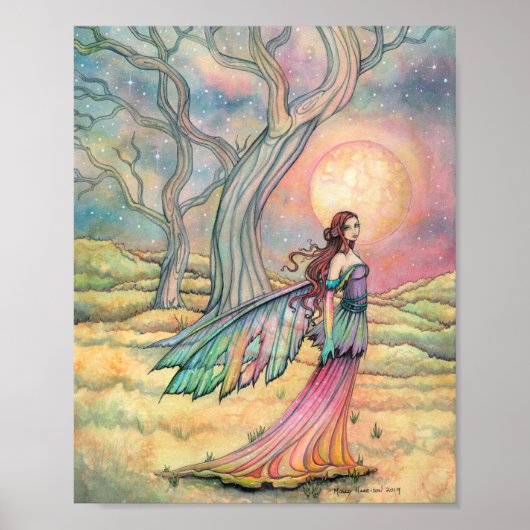 Starlit Dusk Fairy Poster van Molly Harrison (Voorkant)