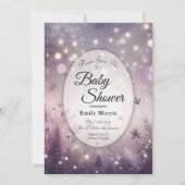 Starlit Enchantment in Bloom Baby Shower Kaart (Voorkant)