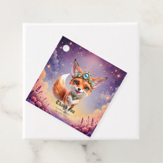 Starlit Fox of the Moonlit Meadows. Bedankjes Labels (In situ)