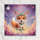 Starlit Fox of the Moonlit Meadows. Bedankjes Labels (Voorkant)