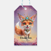 Starlit Fox of the Moonlit Meadows. Cadeaulabel (Voorkant)