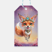 Starlit Fox of the Moonlit Meadows. Cadeaulabel (Achterkant)