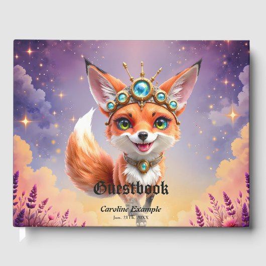 Starlit Fox of the Moonlit Meadows. Gastenboek (Voorkant)