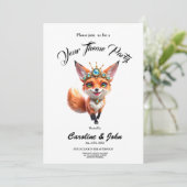 Starlit Fox of the Moonlit Meadows.  Kaart (Staand voorkant)