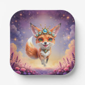 Starlit Fox of the Moonlit Meadows.  Papieren Bordje (Voorkant)