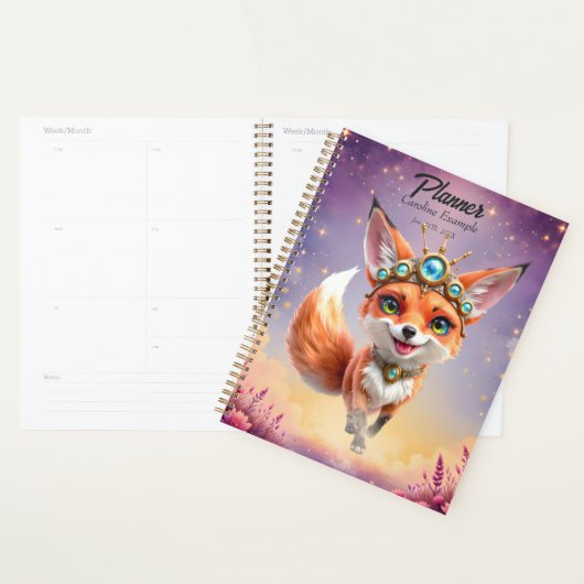 Starlit Fox of the Moonlit Meadows. Planner (Display)
