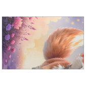 Starlit Fox of the Moonlit Meadows. Stof (Fat Quarter)