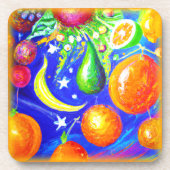 Starlit Fruit Basket. Bestel nu Bier Onderzetter (Voorkant)