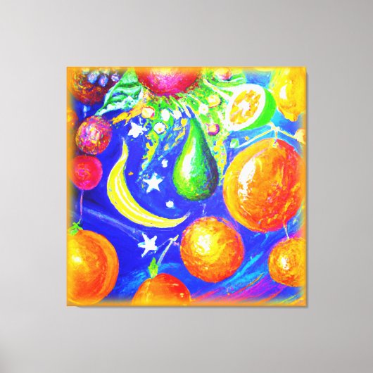 Starlit Fruit Basket. Bestel nu Canvas Afdruk (Voorkant)