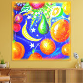 Starlit Fruit Basket. Bestel nu Canvas Afdruk (Insitu (Woonkamer))