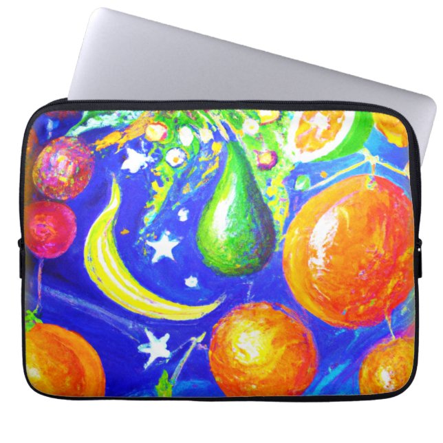 Starlit Fruit Basket. Bestel nu Laptop Sleeve (Voorkant)