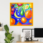 Starlit Fruit Basket. Bestel nu Poster (Thuiskantoor)