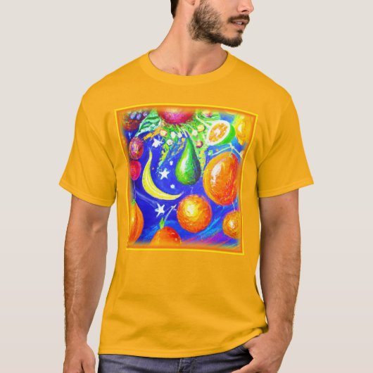 Starlit Fruit Basket. Bestel nu T-shirt (Voorkant)