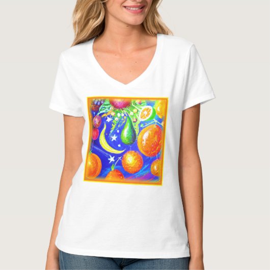 Starlit Fruit Basket. Bestel nu T-shirt (Voorkant)