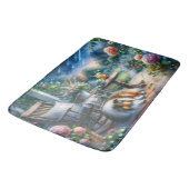 Starlit Garden Porch Sheltie Dream Badmat (Gekanteld)