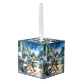 Starlit Garden Porch Sheltie Dream Decoratie (Achter hoekig)