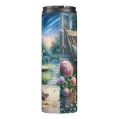 Starlit Garden Porch Sheltie Dream Thermosbeker (Achterkant)