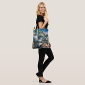 Starlit Garden Porch Sheltie Dream Tote Bag (Op model)