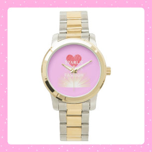 Starlit Harten Mode Rood Hart Shine Horloge