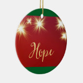 Starlit Hope Keramisch Ornament (Rechts)