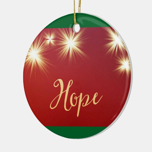 Starlit Hope Keramisch Ornament (Links)