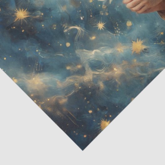 Starlit Innocence Decoupage Tissuepapier (Detail)