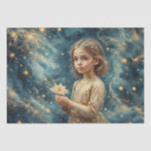 Starlit Innocence Decoupage Tissuepapier (Voorkant)