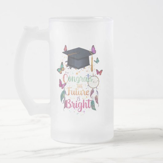 Starlit Journey - Frosted Afstuderen Mok (16 oz) (Links)