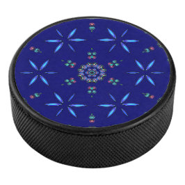 Starlit Kaleidoscope Hockey Puck