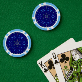 Starlit Kaleidoscope Poker Chips