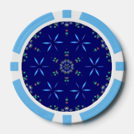 Starlit Kaleidoscope Poker Chips