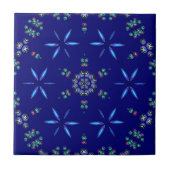 Starlit Kaleidoscope Tegeltje (Voorkant)
