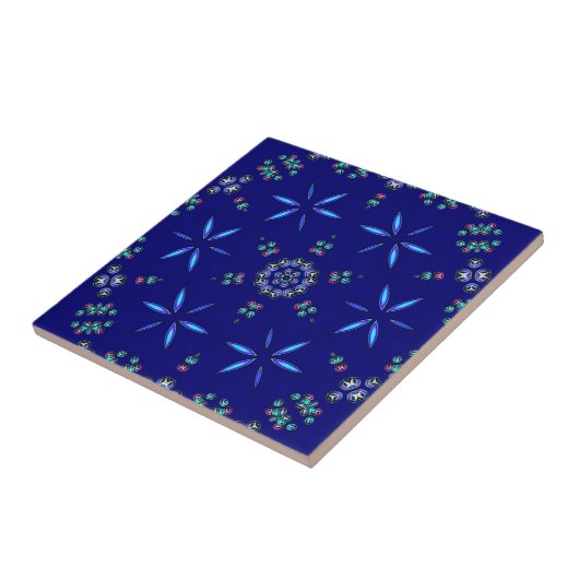Starlit Kaleidoscope Tegeltje (Zijkant)
