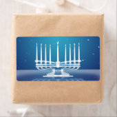 Starlit Menorah II Etiket (Insitu)