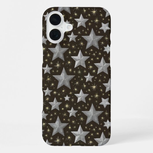 "Starlit Night Sparkle" iPhone Hoesje (Achterkant)