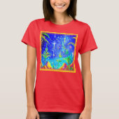 "Starlit Oerwoud" Cute Painting. Bestel nu T-shirt (Voorkant)