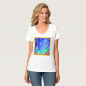 "Starlit Oerwoud" Cute Painting. Bestel nu T-shirt (Voorkant volledig)