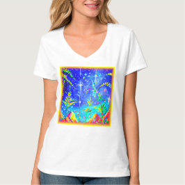 "Starlit Oerwoud" Cute Painting. Bestel nu T-shirt