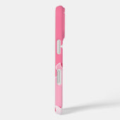 Starlit Pink Flames – Esthetische Y2K Case-Mate iPhone Case (Achterkant / Rechts)
