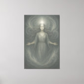 Starlit Revelation Goddess – Celestial Awakening L Canvas Afdruk (Voorkant)
