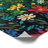 Starlit Reverie - Een meisje en haar kat zitten sa Poster (Hoek)