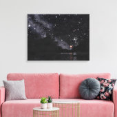 Starlit River in afwachting van Schorpioen: Canvas (Insitu (Woonkamer))