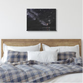 Starlit River in afwachting van Schorpioen: Canvas Afdruk (Insitu (Slaapkamer))
