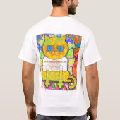 Starlit Sky Geo Fractal T-shirt (Achterkant)